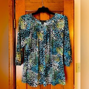 Style & Co top SizeXL 3/4 length sleeves with elastic